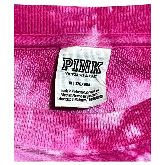 PINK Victoria's Secret Fuchsia Tie-Dye Top - Picture 6 of 15